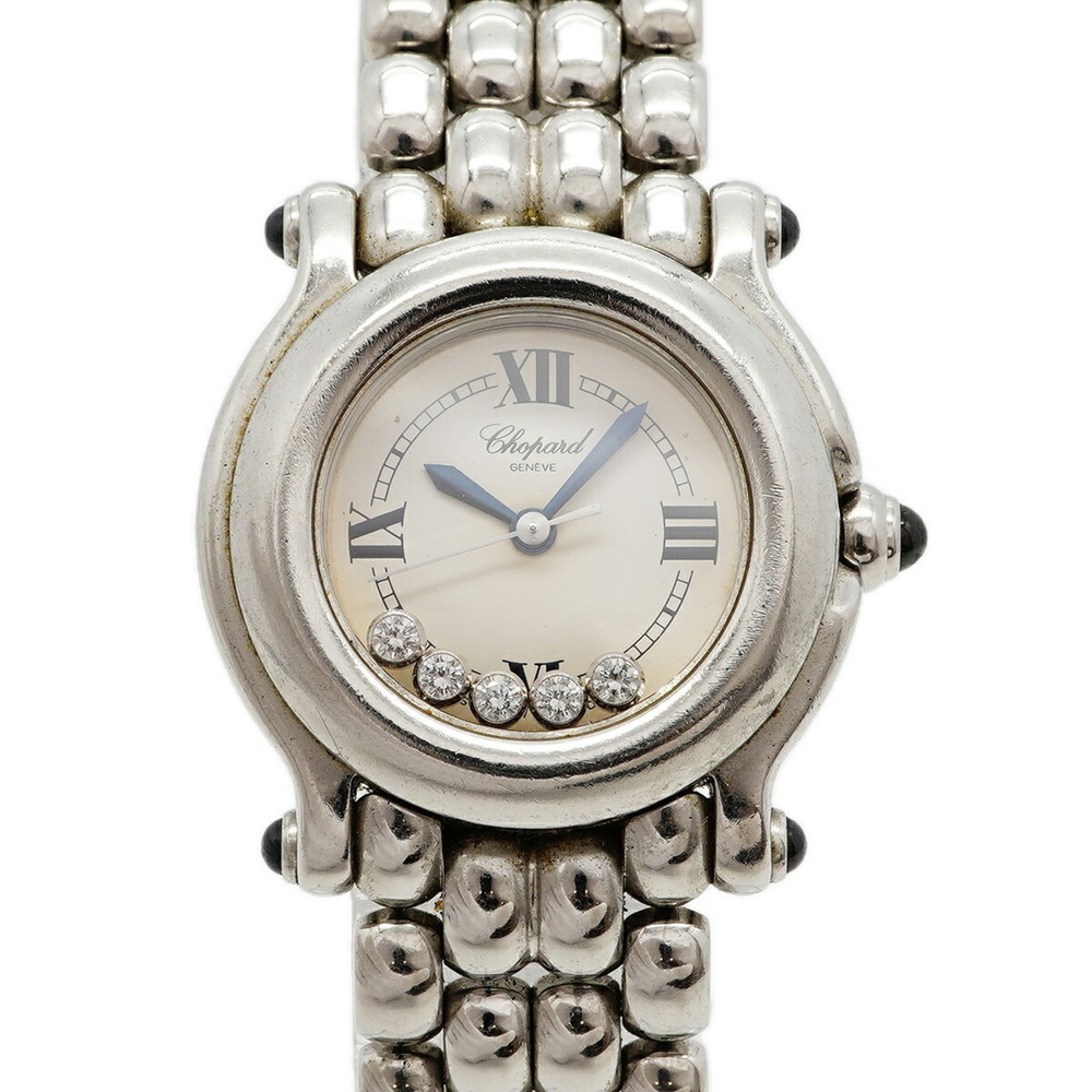 Chopard Happy Sport Diamond 27 8250-23 Ivory Dial Women's Watch